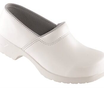Komfortable Hvide Flex Træsko med Vaskbar Sål – Udsalg!