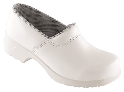 Komfortable Hvide Flex Træsko med Vaskbar Sål – Udsalg!