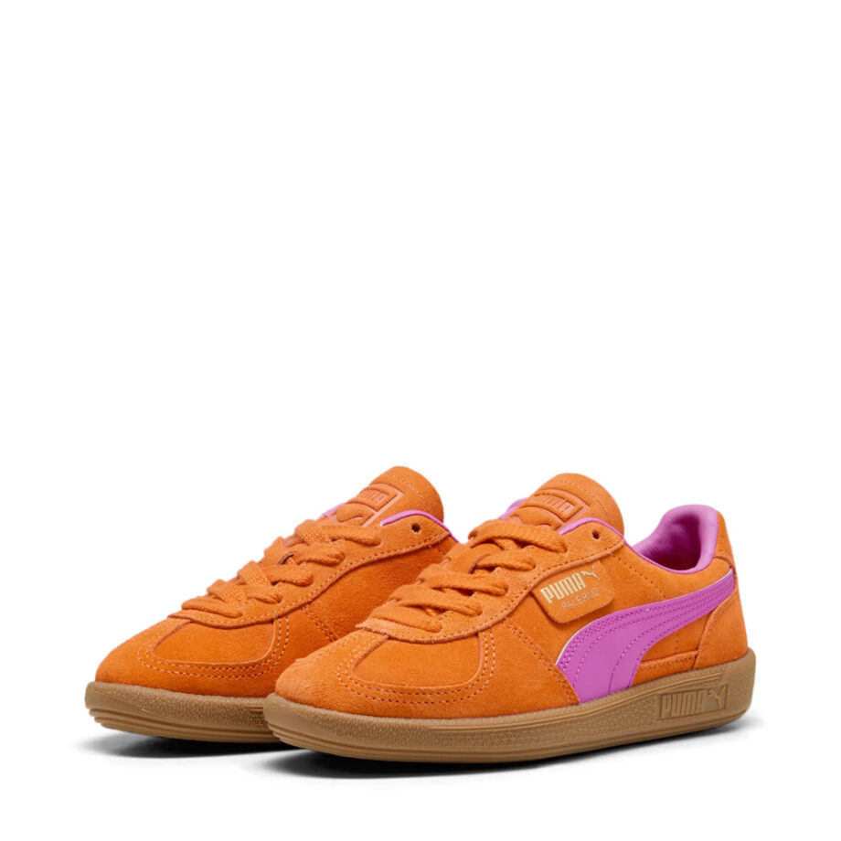 Puma Palermo PS orange børnesko – Ideel til leg og bevægelse!