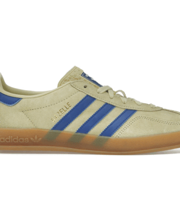 Adidas Gazelle Indoor Sneakers - Powder Yellow & Royal Blue