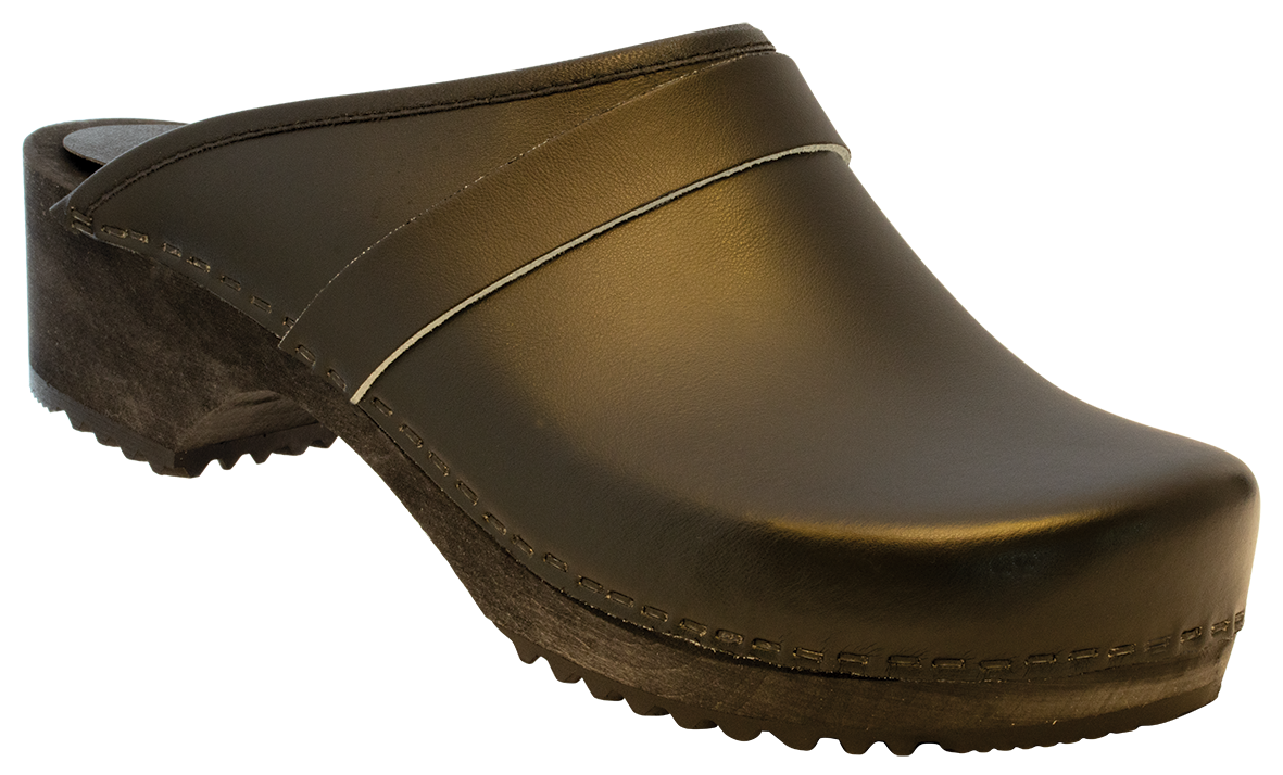 Hvid Træsko Uden Kappe - 100% Træsål, Model Albrethsen