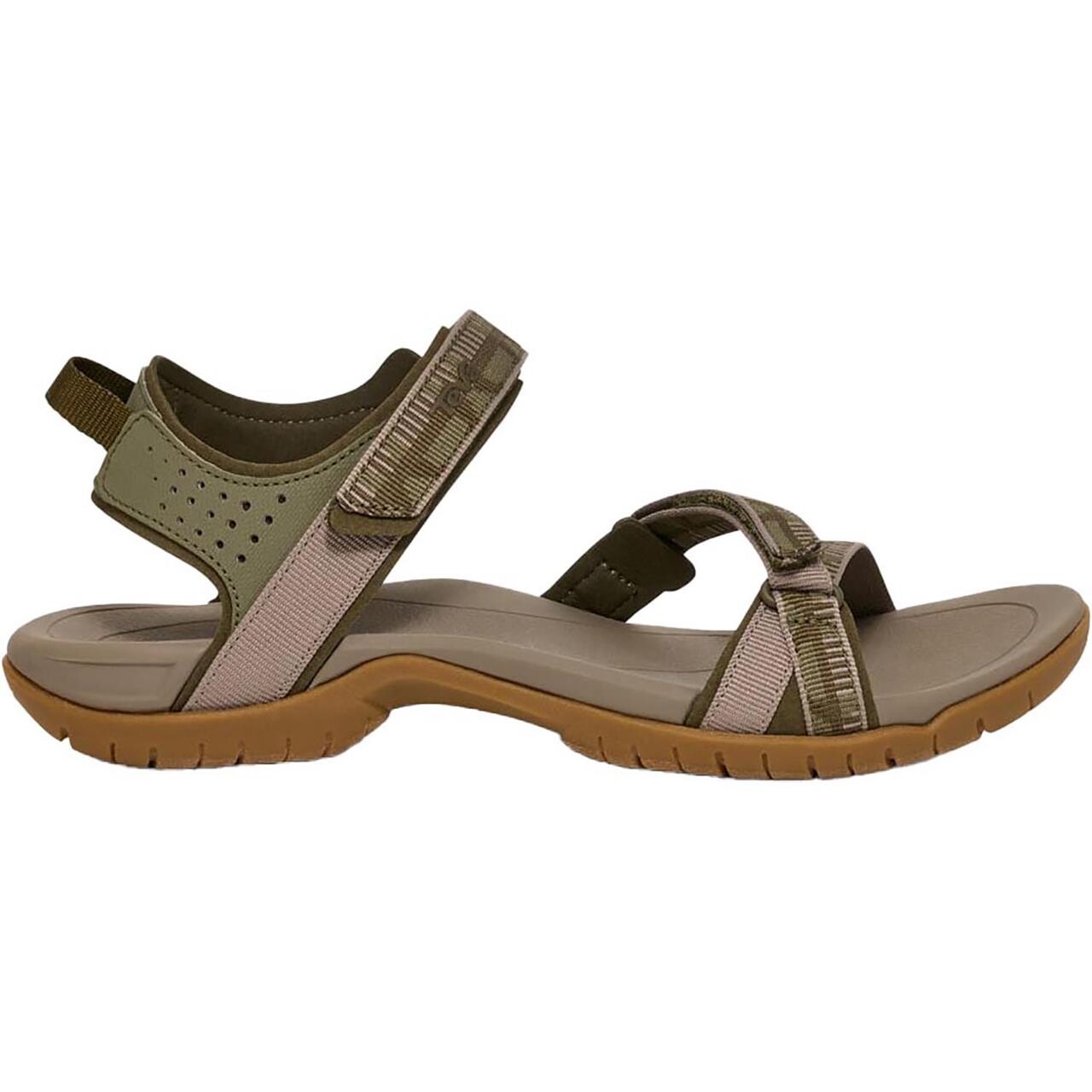 Grøn Teva Womens Verra Archive Criss Cross Olive - Teva Skosh - 197634647616