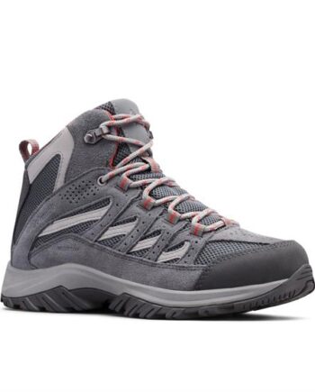 Columbia Crestwood Mid Waterproof Womens Graphite Daredevil - Skosh  - 192660463810