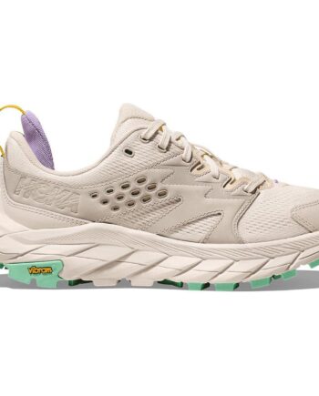 Beige (ALABASTE Hoka Womens Anacapa Breeze Low Beige Alabaster Mint Fluorite - Hoka One One Skosh  - 197634700373