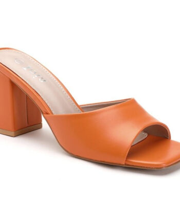 Orange Helene Dame Stiletter 309 - Shoes Skosh  - 5715406807423