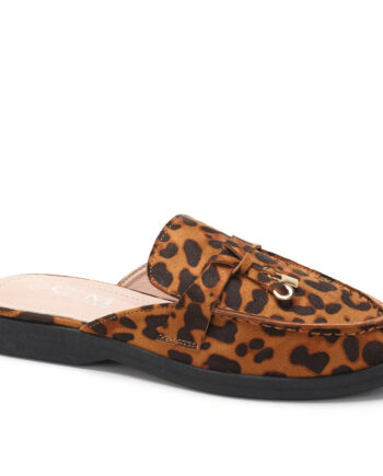 Leopard Alexa Dame Loafers 627 - Shoes Skosh  - 5715406781815