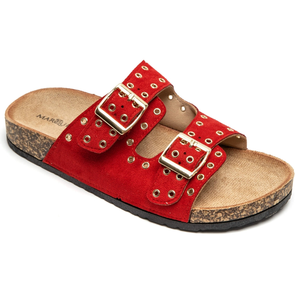 Rød Cyrille Dame Sandaler 1150 Red - Shoes Skosh - 5715406738864