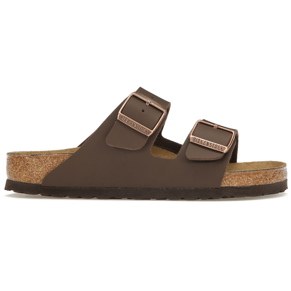 Birkenstock Arizona Birko Flor Dark Brown - Birkenstock Skosh  - 4013871016632