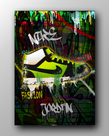 Fashion Sneakers Plakat Lærred - Just Karikatur Skosh