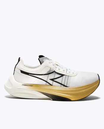Hvid Diadora Gara Carbon Løbesko Sort Guld - Diadora Skosh