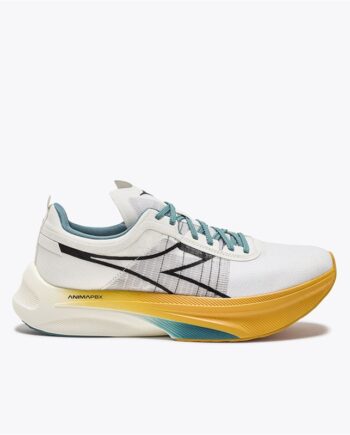 Hvid Diadora Gara Carbon Løbesko Gul - Diadora Skosh