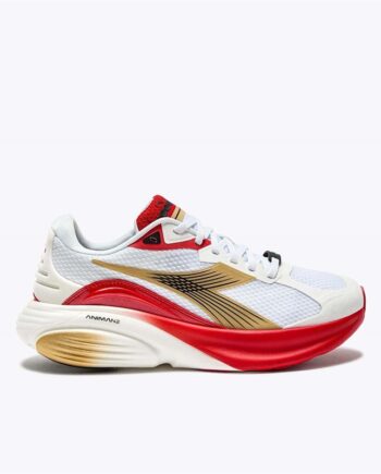 Hvid Diadora Atomo Star Løbesko Rød - Skosh