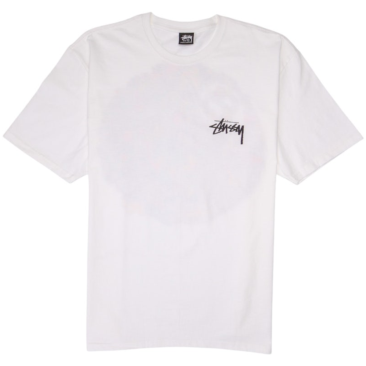 Hvid Stussy Plush Tee White - Stussy Skosh