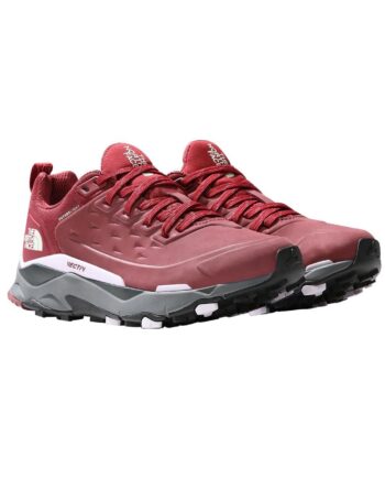 Lilla (WILD GIN The North Face Womens Vectiv Exploris Futurelight Leather Lilla Wild Ginger Cordovan - The North Face Skosh  - 196247331028