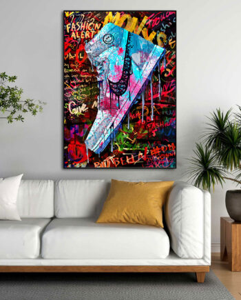 Favorit Sneakers Plakat Lærred - Just Karikatur Skosh