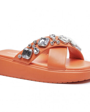 Orange Adelina Dame Sandal 2367 - Shoes Skosh  - 5711614947609