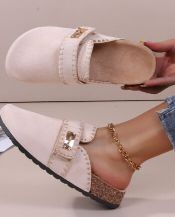 Beige Anika Dame Sandaler Lb510 133 - Shoes Skosh  - 5715406786285