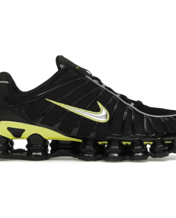 Sort Nike Shox Black Dynamic Yellow Metallic Silver - Nike Skosh  - 193153783781
