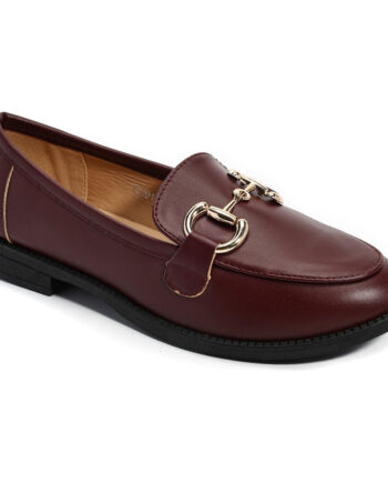 Clary Dame Loafers W2301 Bordeaux - Shoes Skosh  - 5715406817781