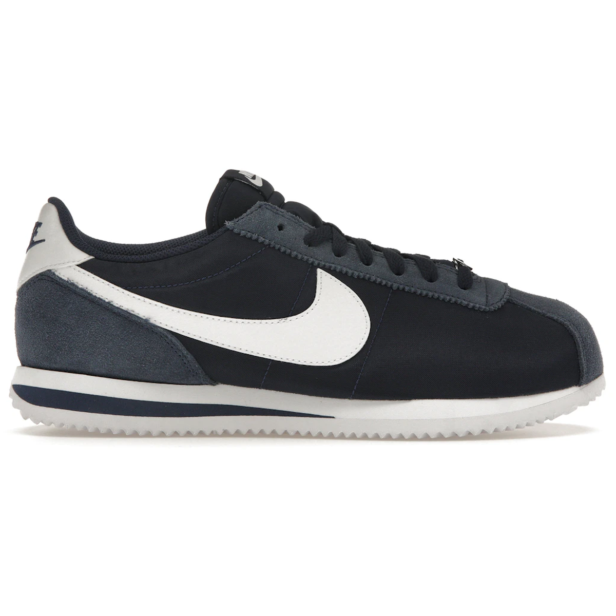 Hvid Nike Cortez Nylon Midnight Navy White - Nike Skosh - 0196608078678