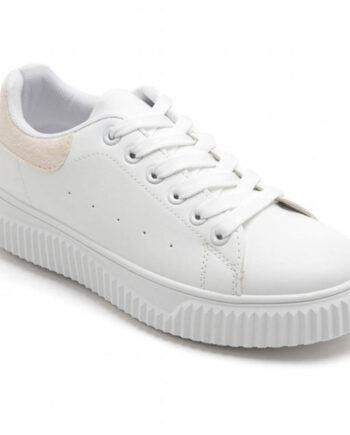 Beige Carla Dame Sneakers 2793 - Shoes Skosh  - 5715406394985