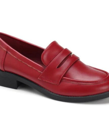Eloise Dame Loafers 8230 Burgundy - Shoes Skosh  - 5715406556871