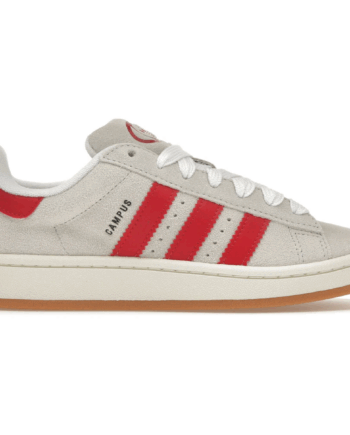 Hvid Adidas Campus 00s Crystal White Better Scarlet - Adidas Skosh  - 4066749869359