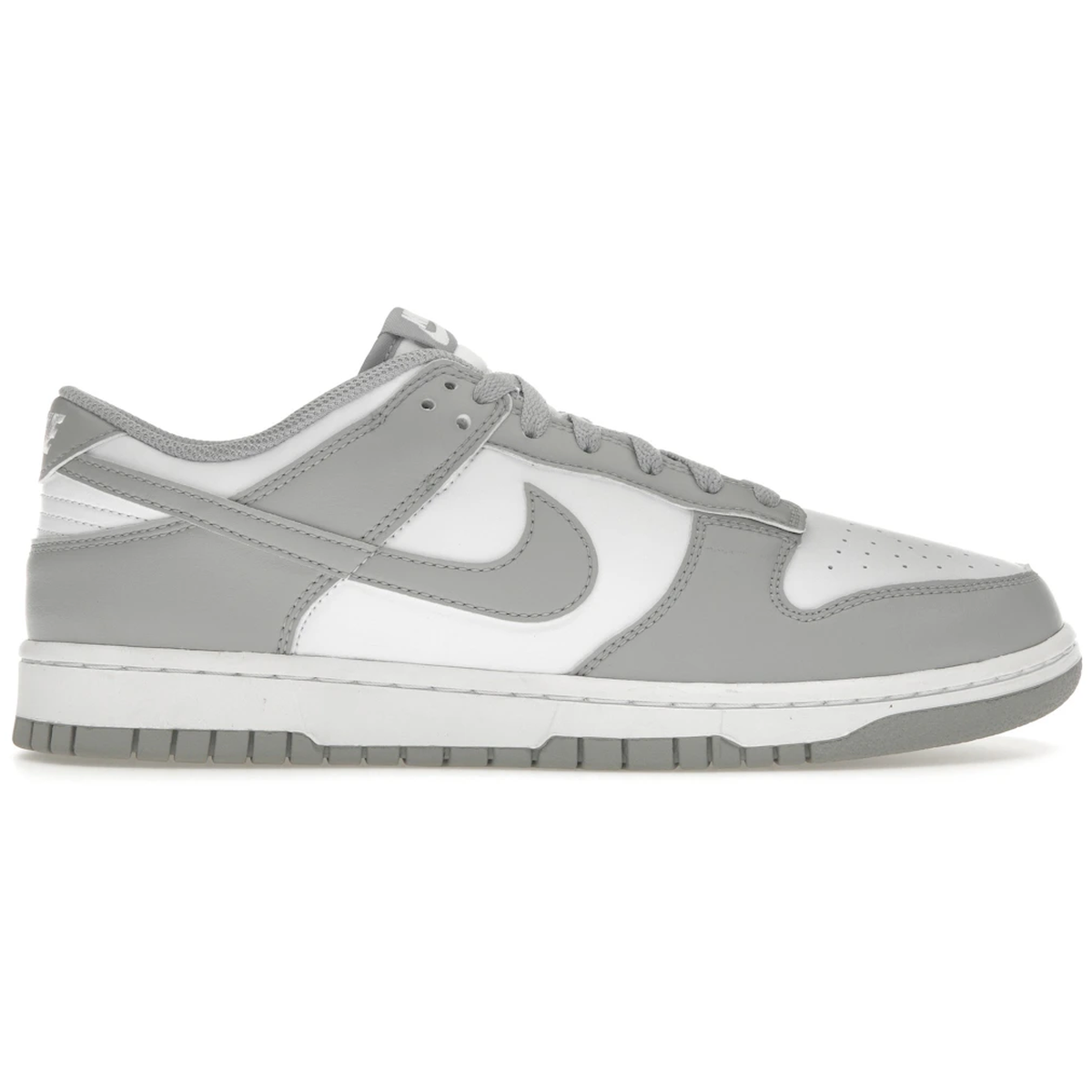 Hvid Nike Dunk Low White Light Smoke Grey - Nike Skosh - 197864045718