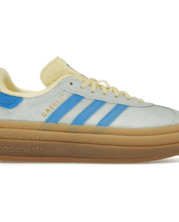 Gul Adidas Gazelle Bold Almost Blue Yellow - Adidas Skosh  - 4066765786357
