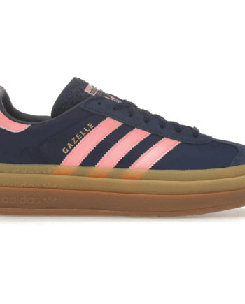 Pink Adidas Gazelle Bold Dark Blue Spark - Adidas Skosh  - 4067888535969