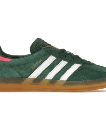 Pink Adidas Gazelle Indoor Collegiate Green Lucid - Adidas Skosh  - 4066761889960