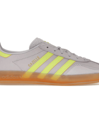 Gul Adidas Gazelle Indoor Silver Dawn Solar Yellow - Adidas Skosh