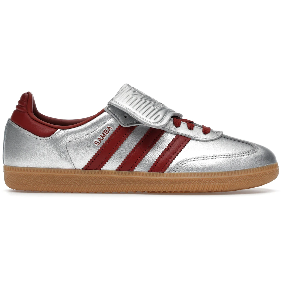 Adidas Samba Silver Metallic Ruby Gum - Adidas Skosh