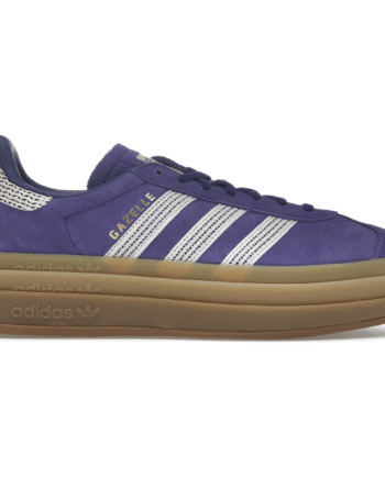 Hvid Adidas Gazelle Bold Collegiate Purple Wonder White - Adidas Skosh