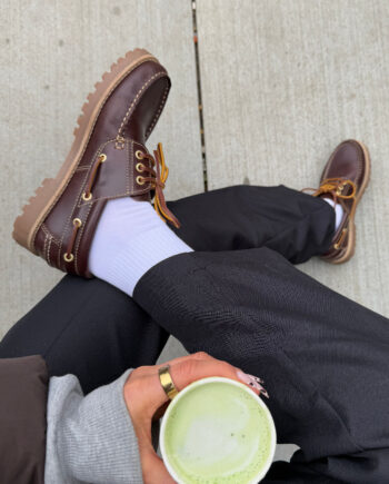 Leather Brun Phenumb Loafers Rudder Leather Brown - Phenumb Skosh  - 5740008275417