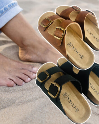 Klassiske Bio Sandaler Læder Skålet Hæl Greb Brune Eller Sorte Brun Str - Satana.dk Skosh