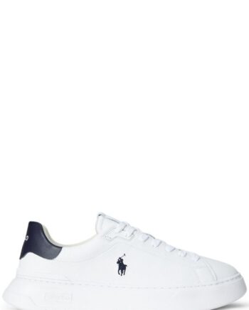 40 Rlite Court Sneakers Low Top Lace - Ralph Lauren Skosh  - 3616855687807